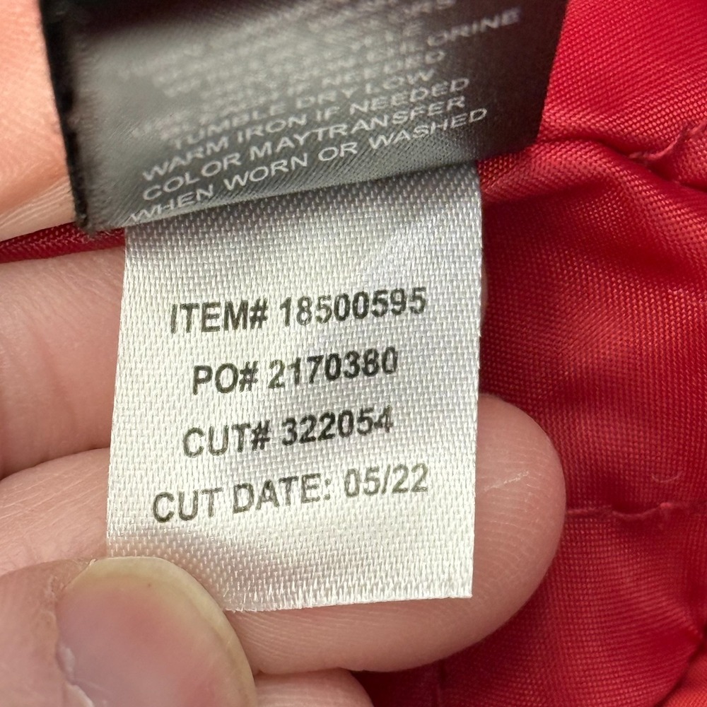 Torrid Fit & Flare Cinch Puffer Jacket Womens 6XL Faux Fur Lined Hooded Coat Red - Picture 8 of 9